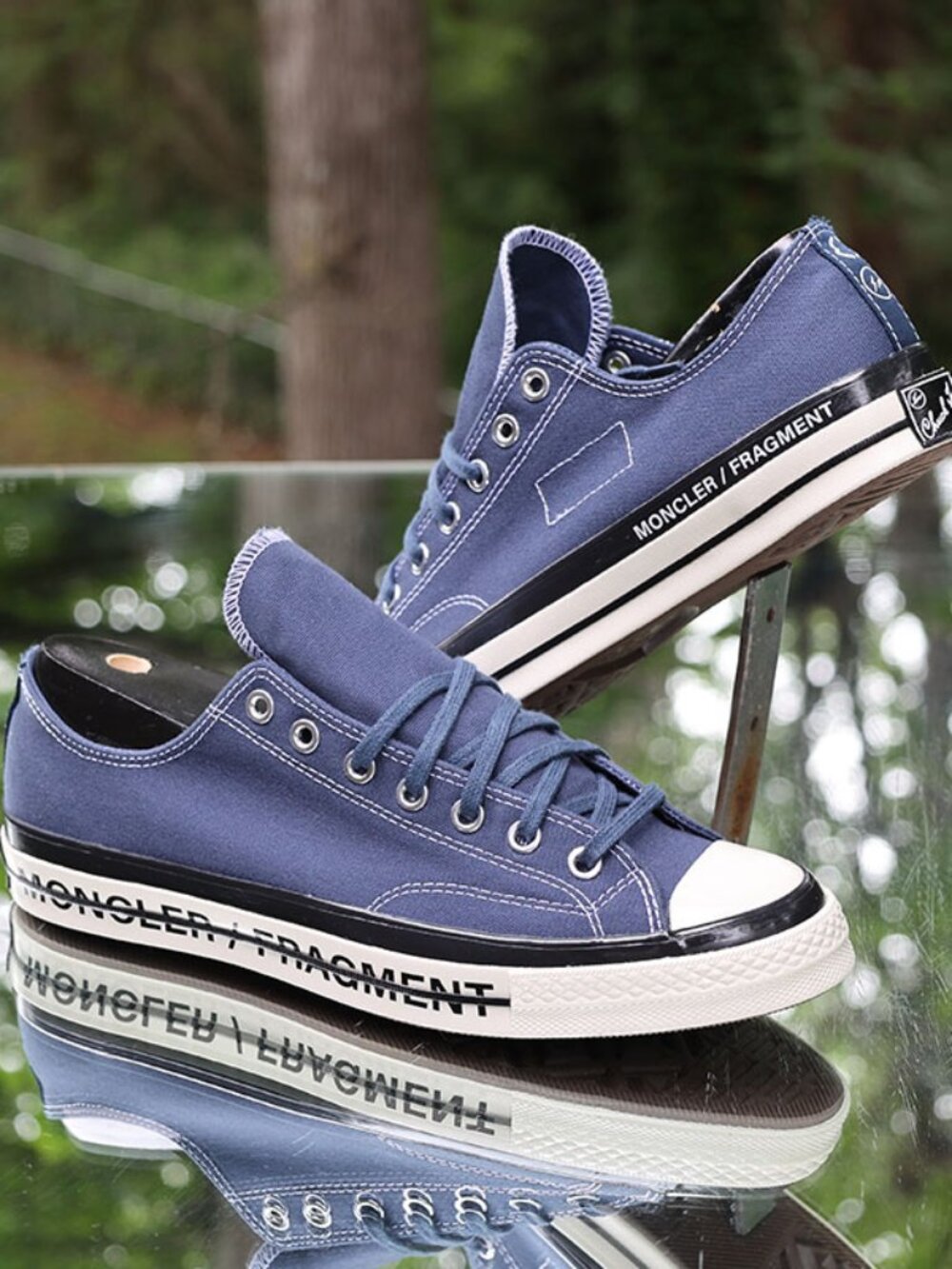 Converse Moncler Fragment Chuck 70 Low Blue